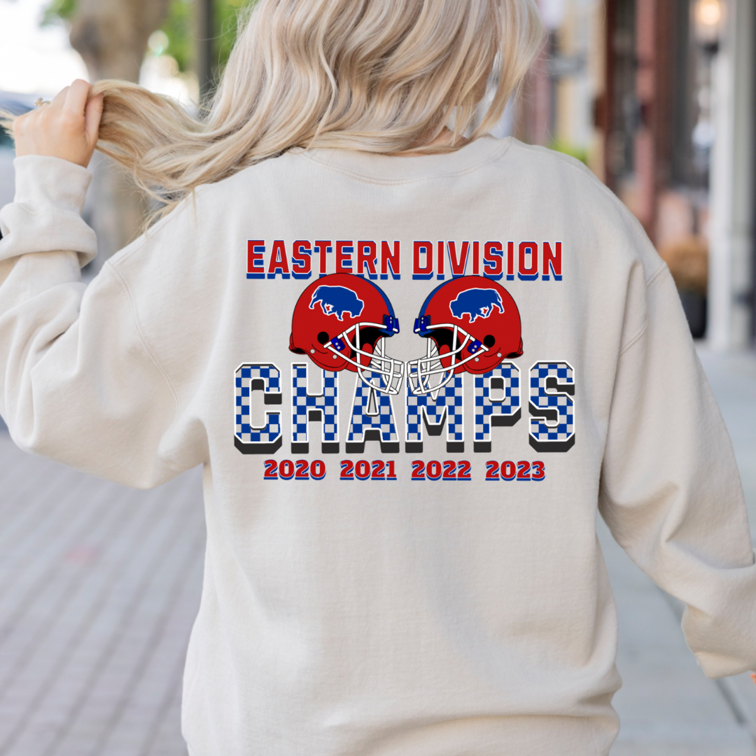 Buffalo East Division Champs crewneck