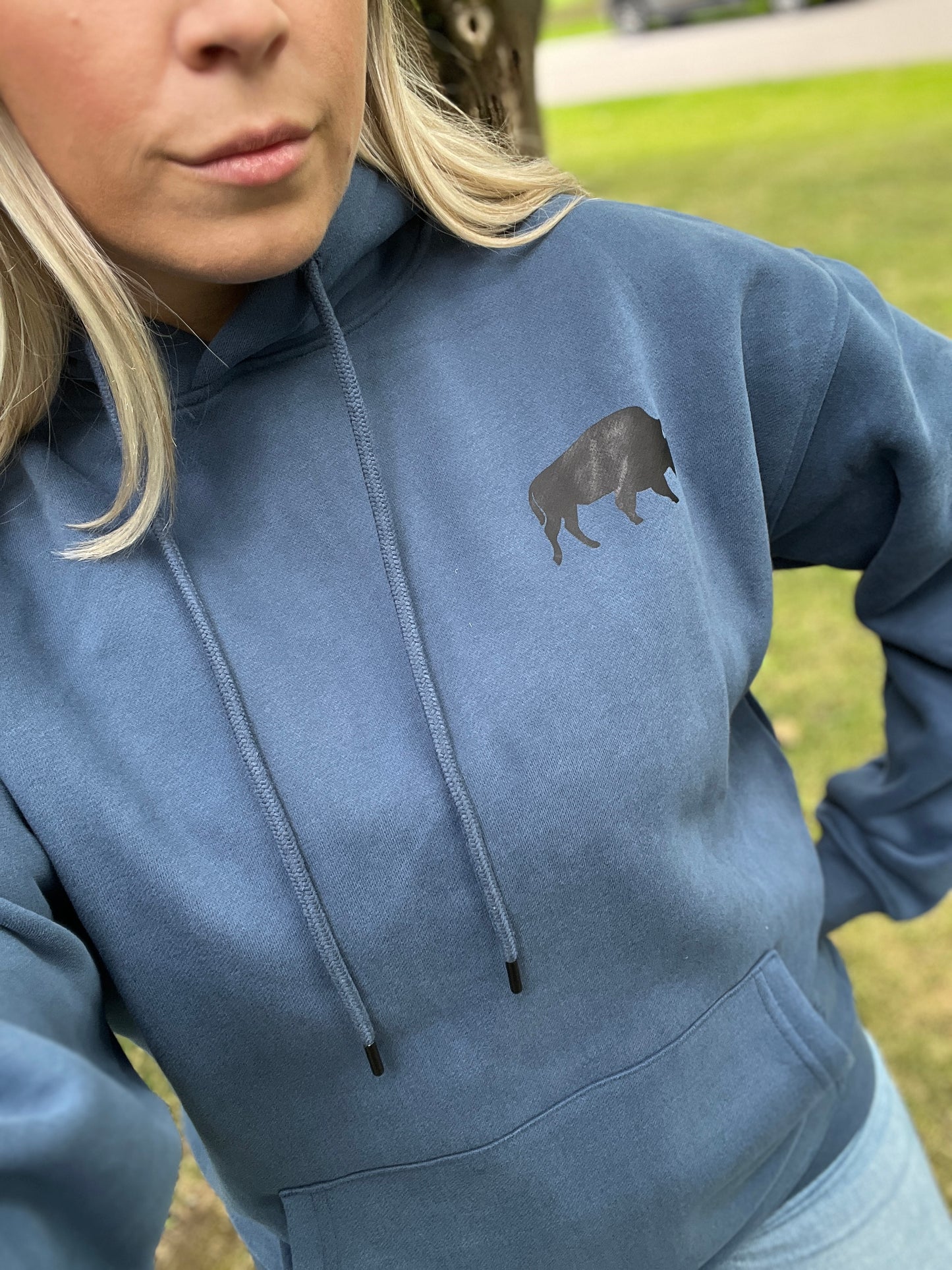 Buffalo boyfriend hoodie 2.0, Buffalo hoodie, Buffalo thick hoodie, Buffalo back design hoodie