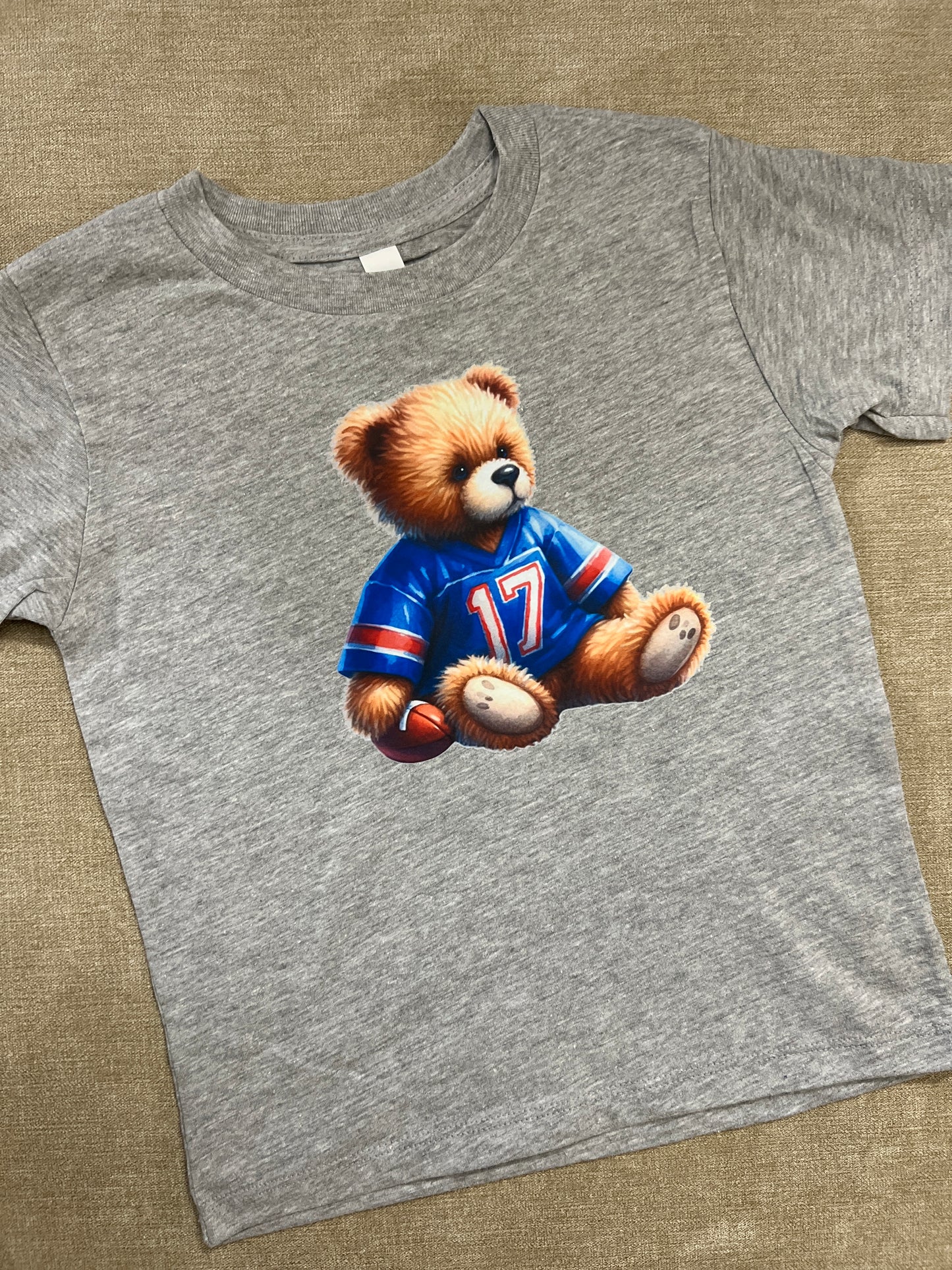 Youth Allen Bear tee, Youth Allen Bear crewneck