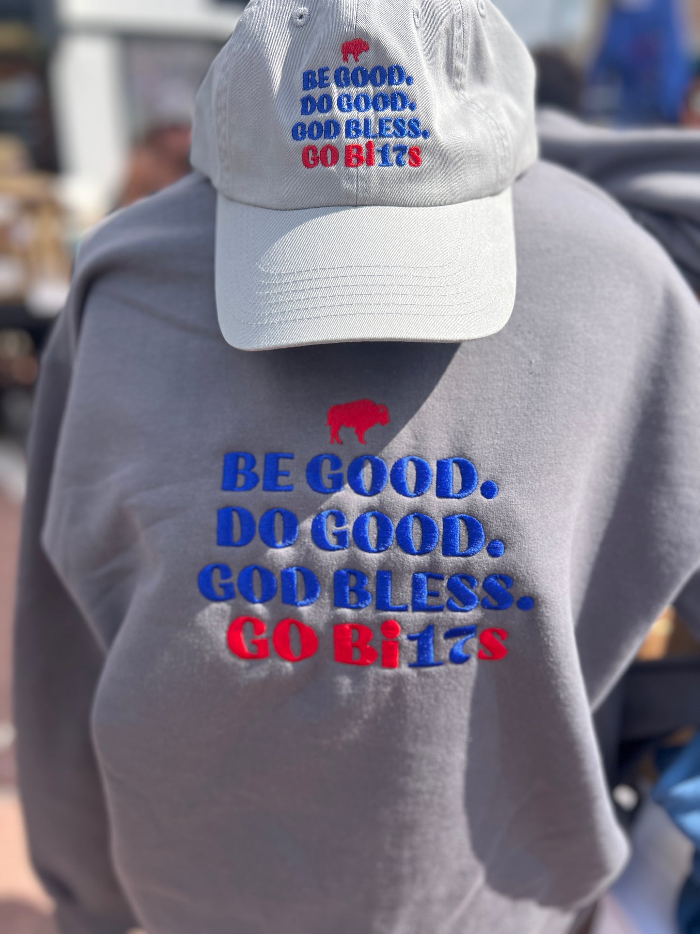 Be good, Do good embroidered sweatshirt
