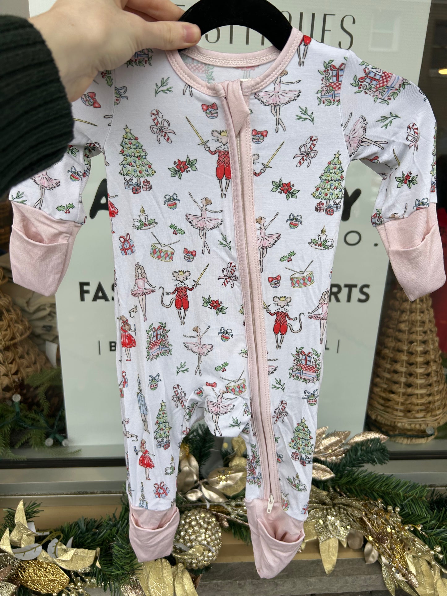 Bamboo Cotton Nutcracker PJ's, Toddler Nutcracker Pajamas, Baby Nutcracker Onesie, Christmas kids clothes