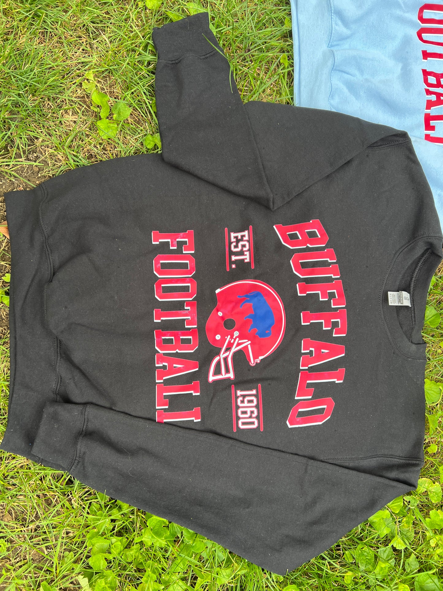 Retro Buffalo Football crewneck, Vintage inspired crewneck