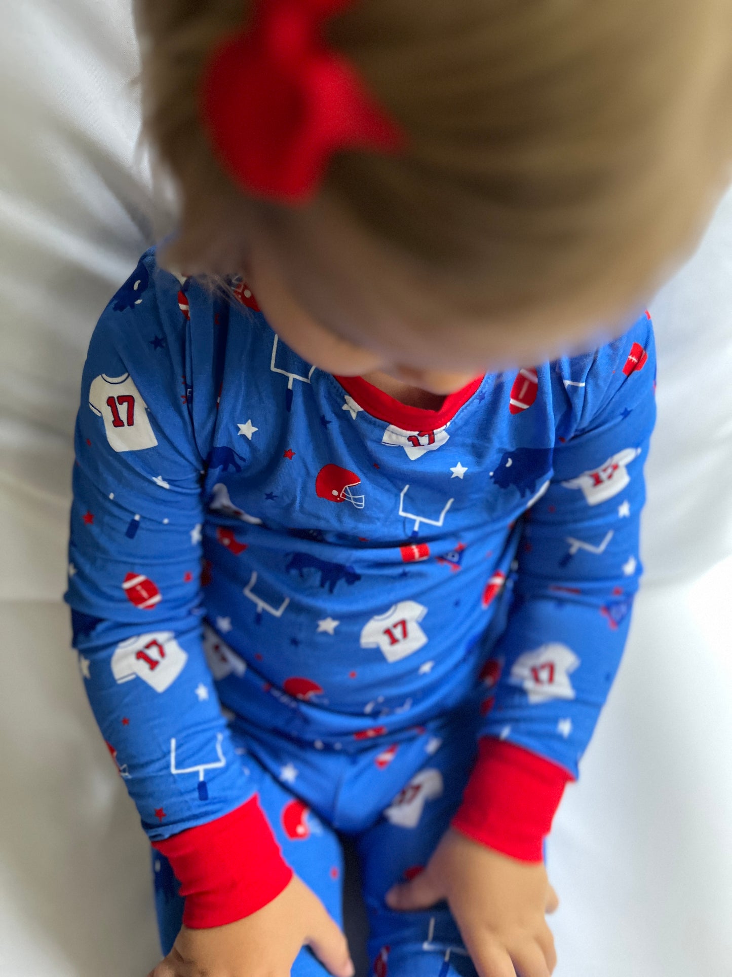 Arden Gray Kids Buffalo Icons Bamboo PJ's