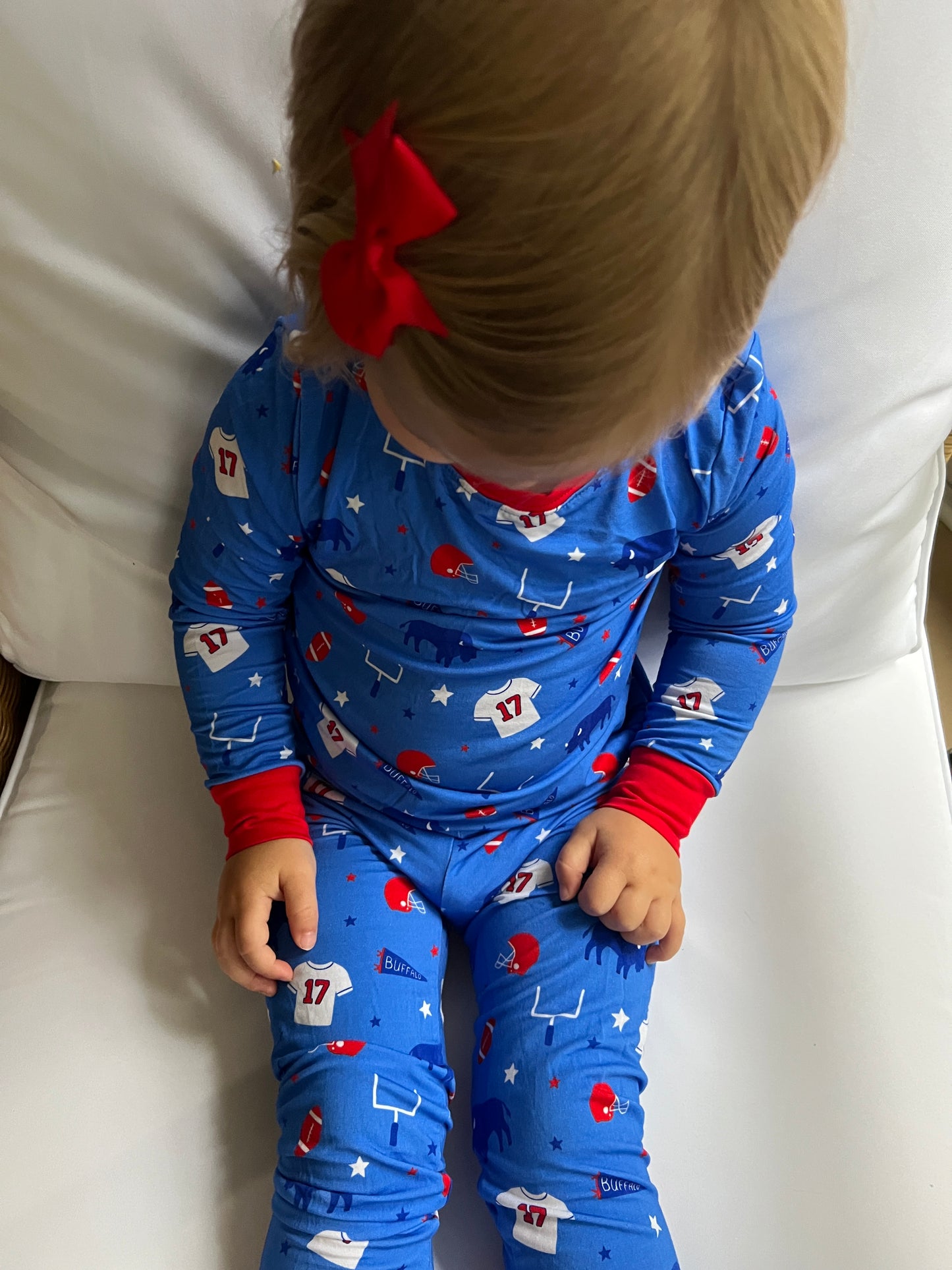Arden Gray Kids Buffalo Icons Bamboo PJ's