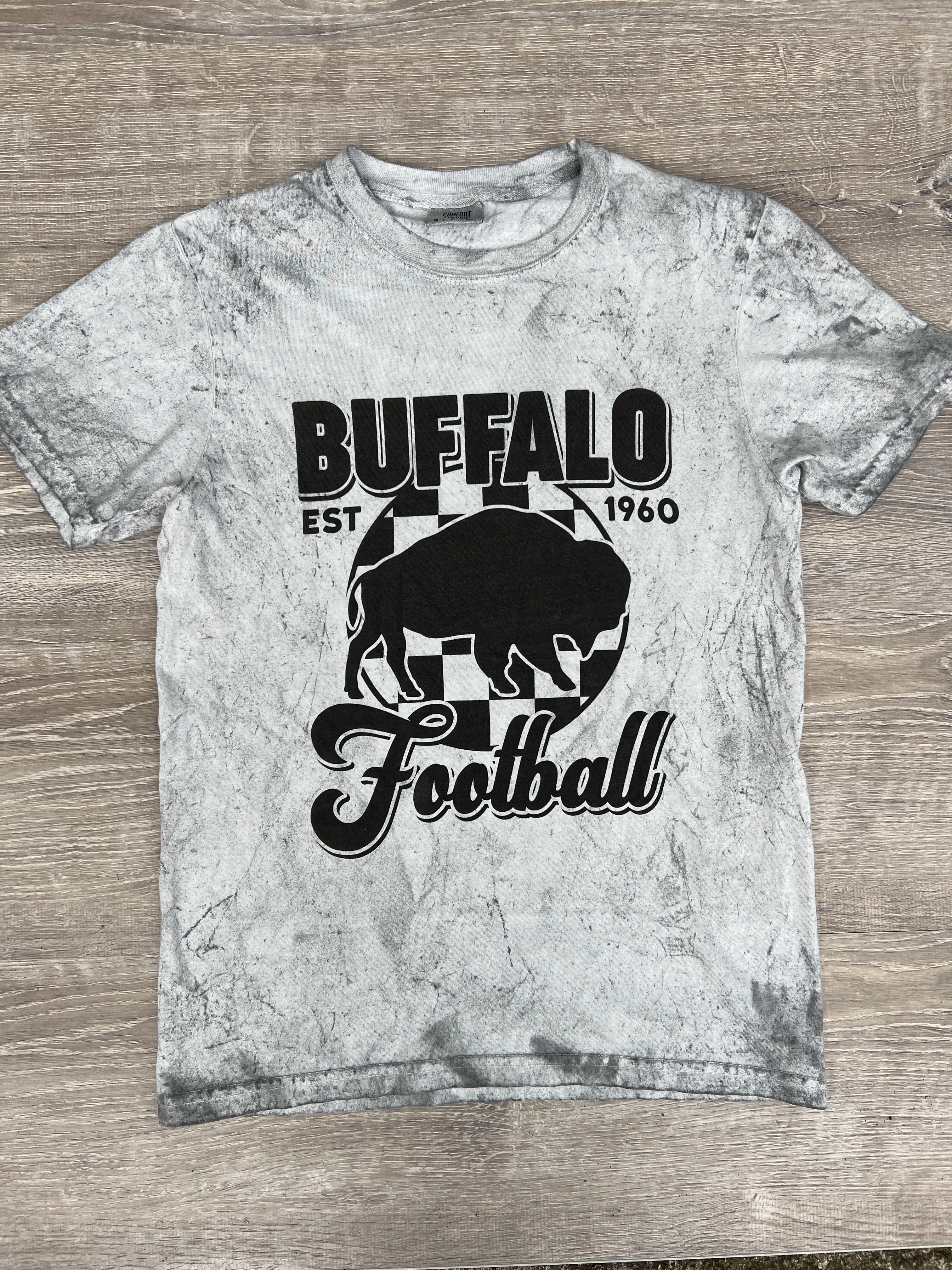 Lets go Buffalo tie-dye sweatshirt – True Stitches