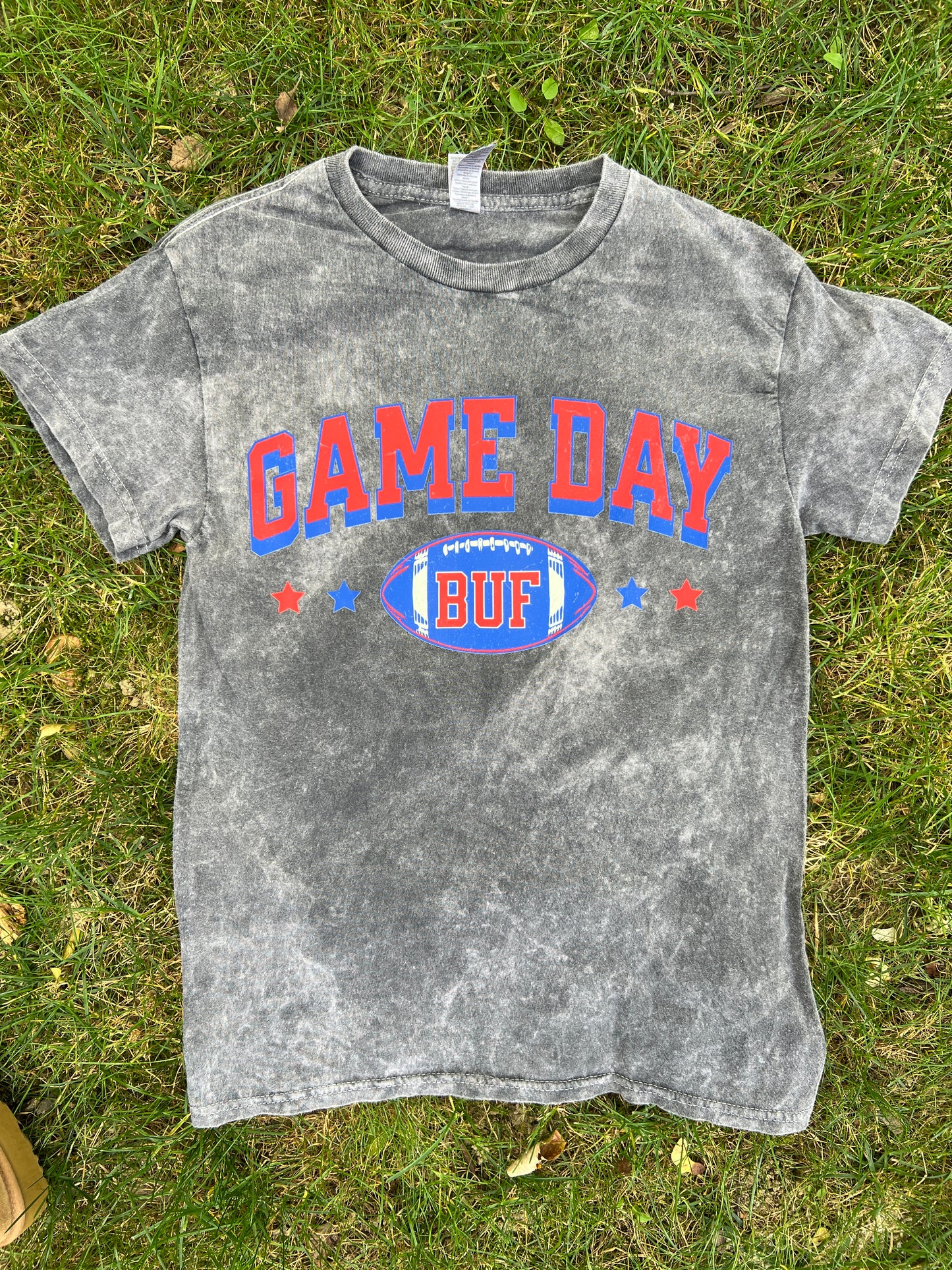Buffalo gameday acid wash tee, Buffalo gameday crewneck, Buffalo crewneck