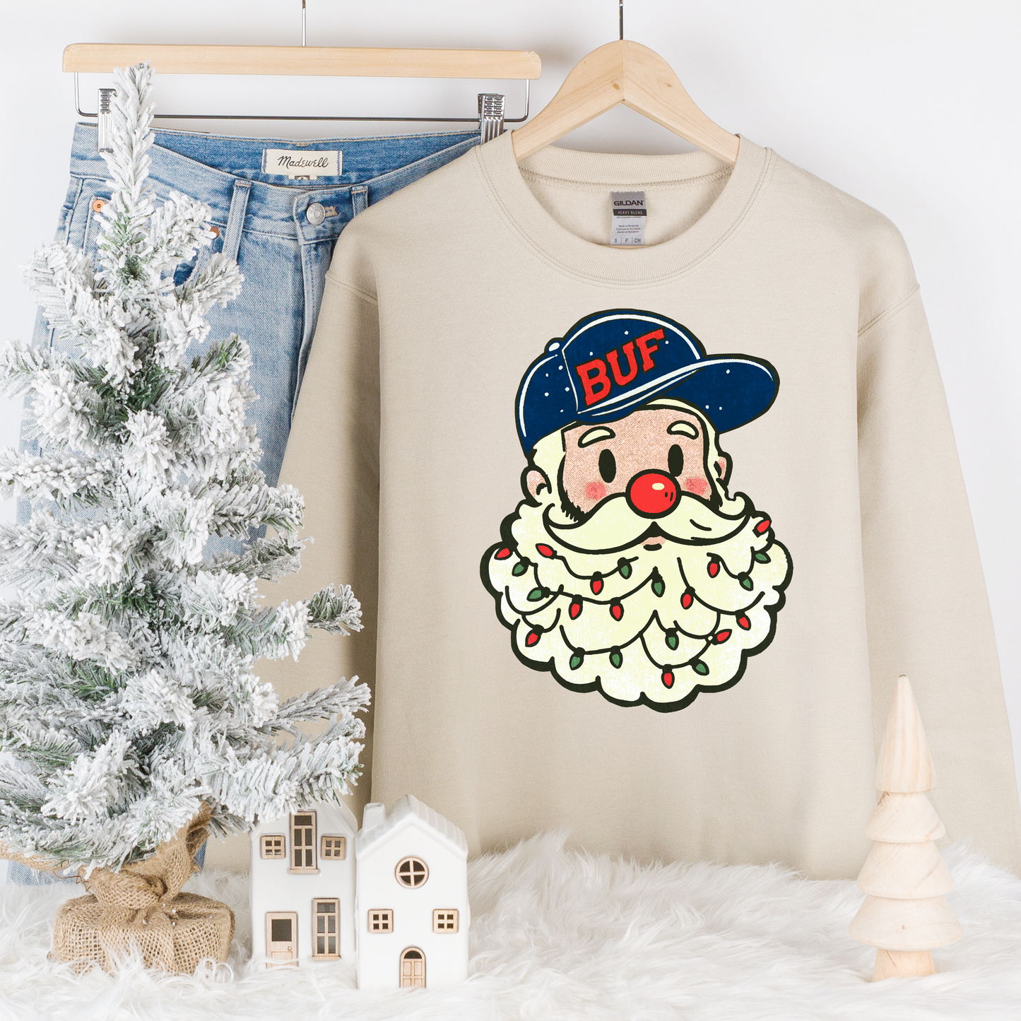Buffalo Santa Crewneck, Buffalo Santa