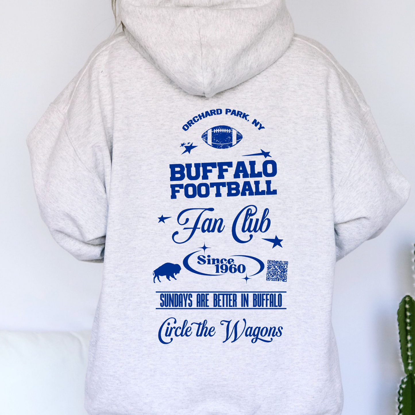 Buffalo Shout Song QR Code fan hoodie, Buffalo crewneck, Buffalo Football fan