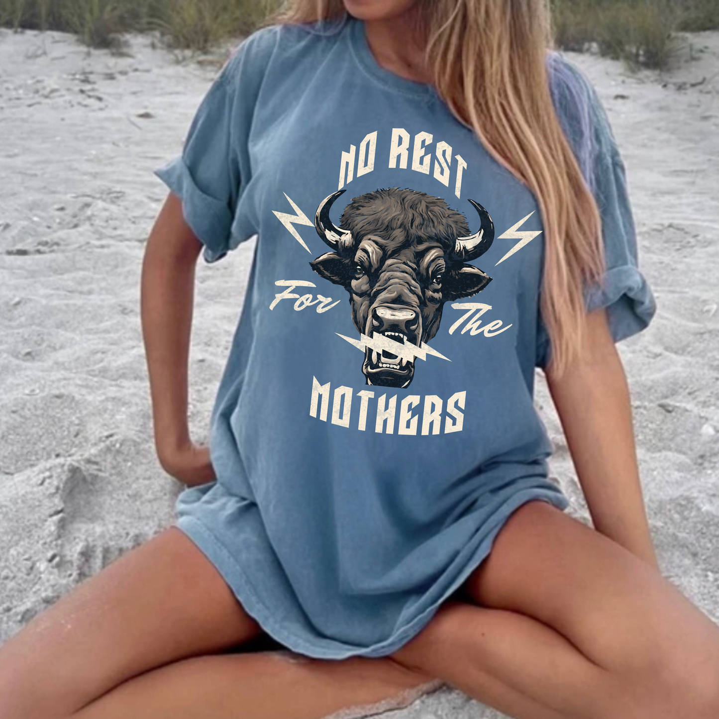 No Rest for the Mothers Buffalo, Mother's day tee, MAMA tee
