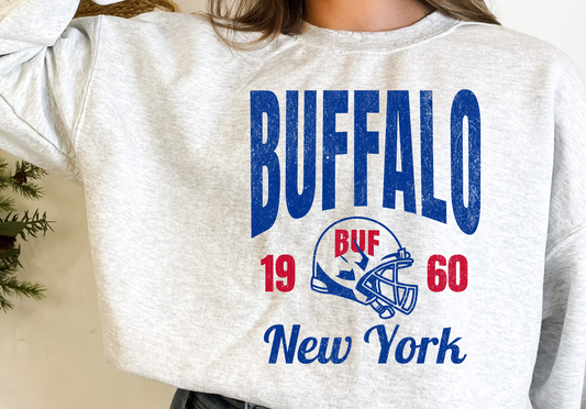 Buffalo fan crewneck, Buffalo neutral sweatshirt