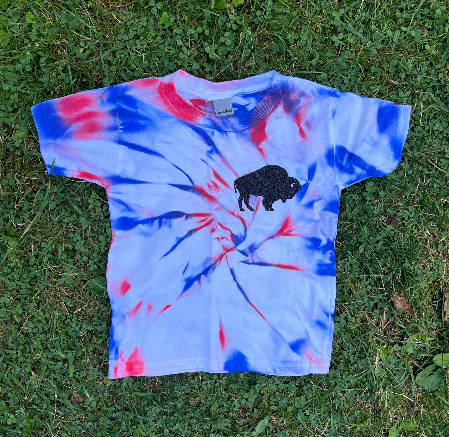 Kids Buffalo tie-dye t-shirt, Kids Buffalo tee, Buffalo t-shirt