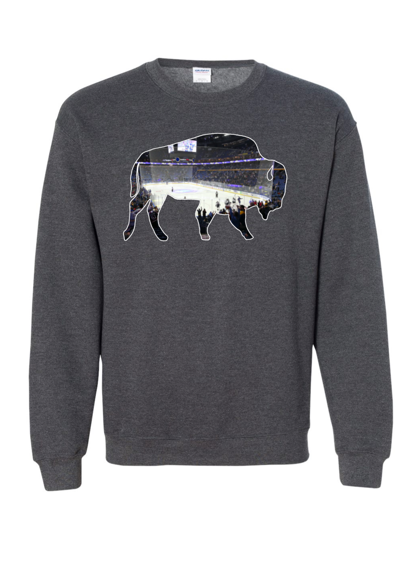Hockey fan forever Buffalo arena crewneck