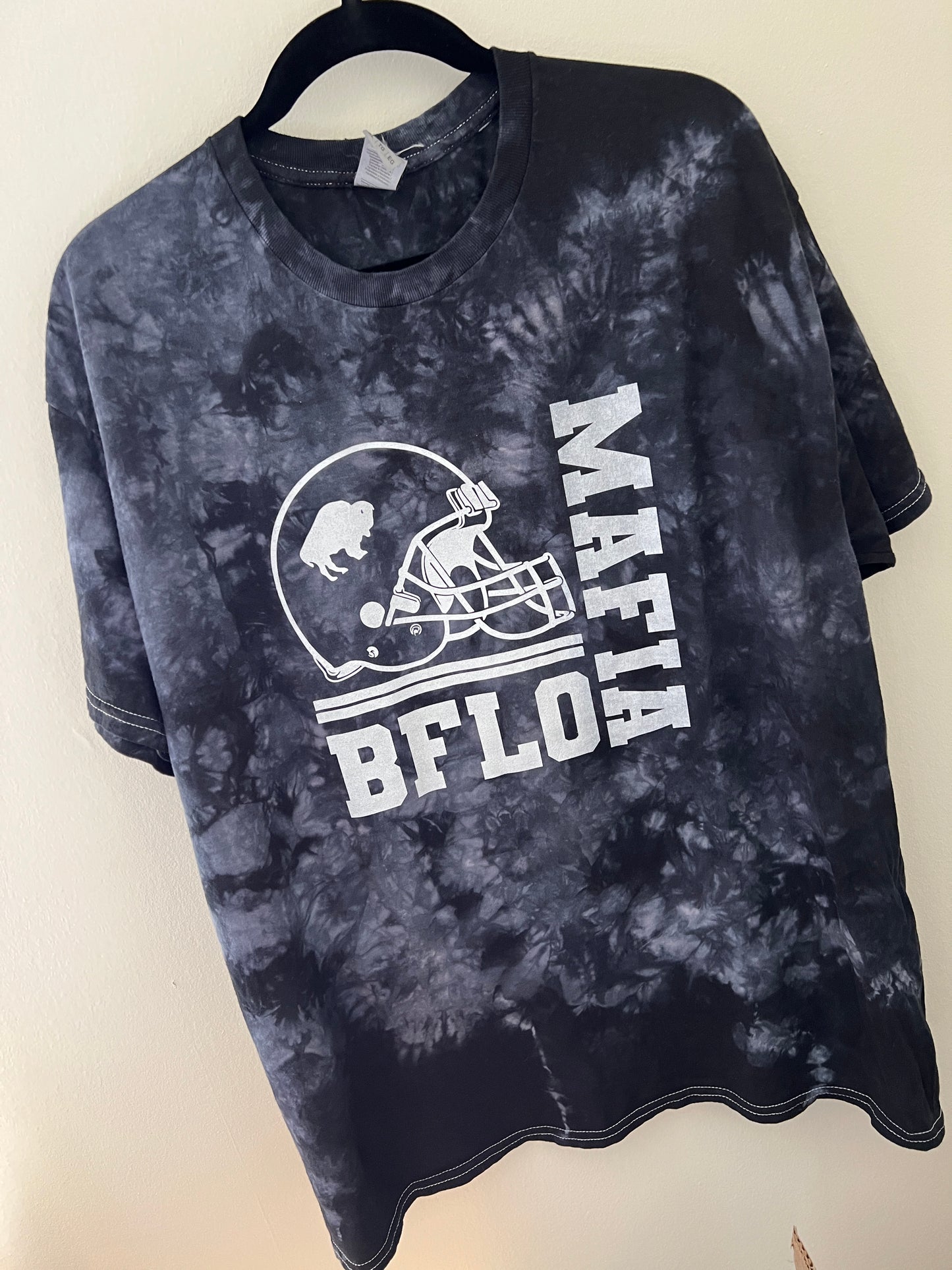 BFLO Mafia Tie-Dye tee, Buffalo T-shirt, Buffalo tee, Buffalo Football Tie-Dye Tee