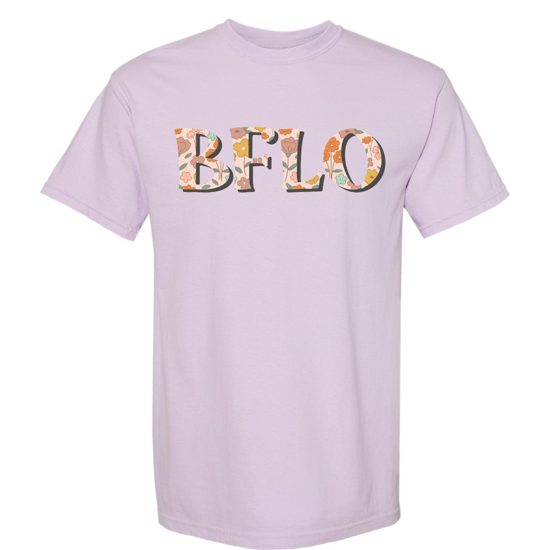 BFLO spring floral tee