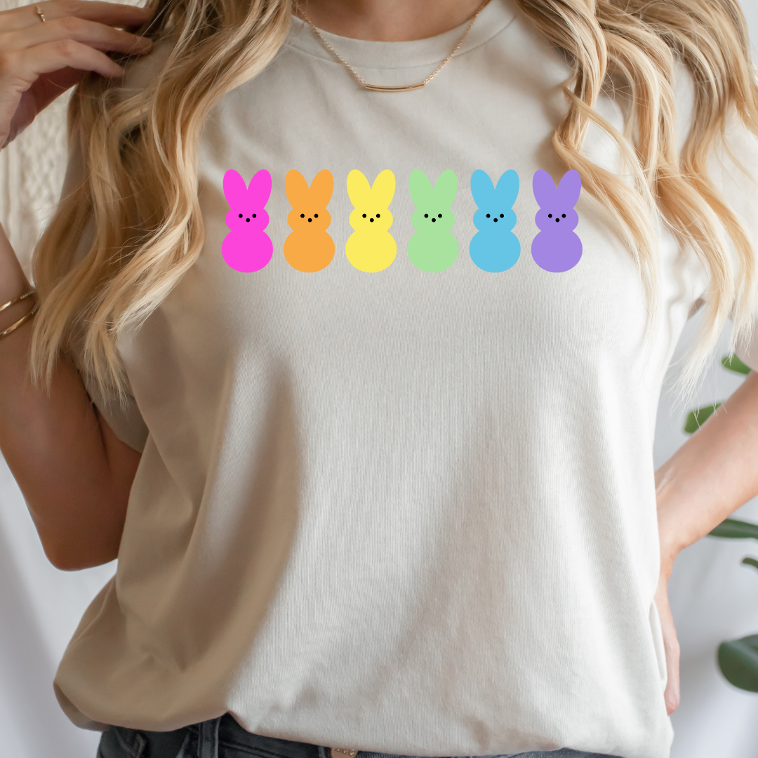 Peeps neutral spring tee