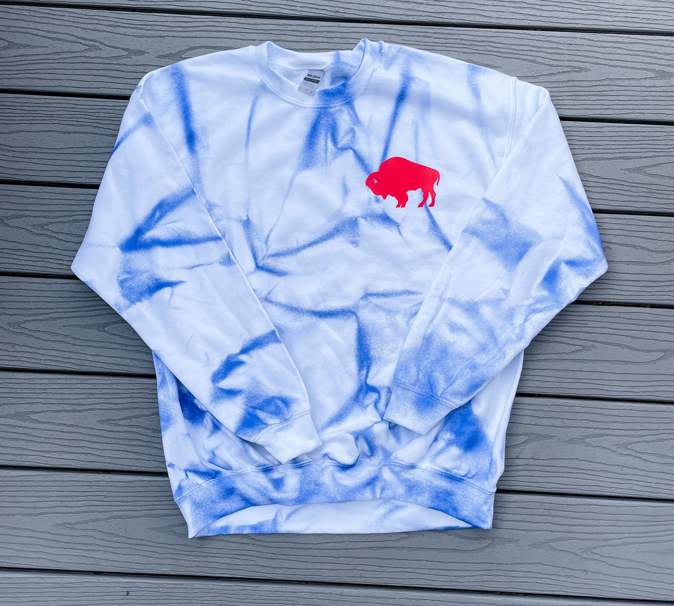 Tie-Dye Buffalo Sweatshirt – True Stitches