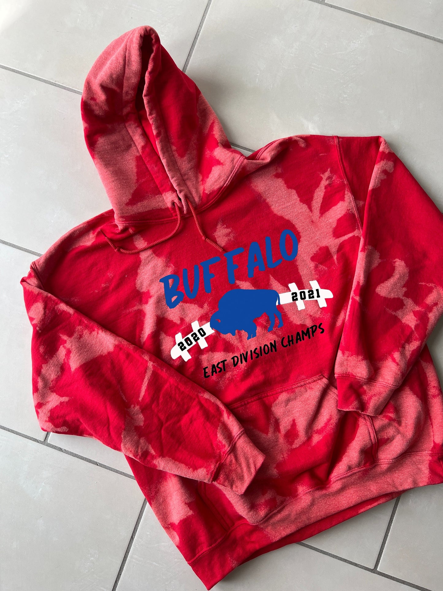 Buffalo Football Tie-Dye Hoodie