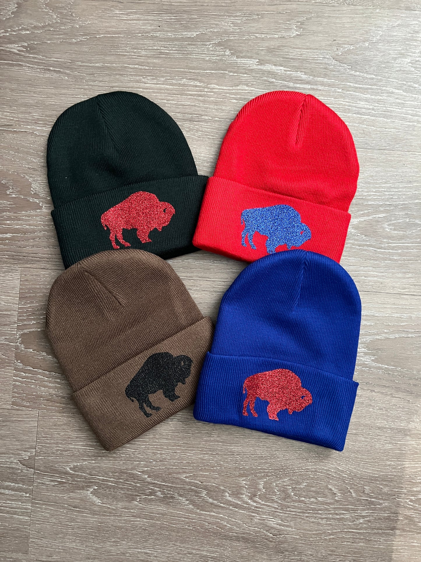 Buffalo beanie, Buffalo glitter beanie, Buffalo winter hat