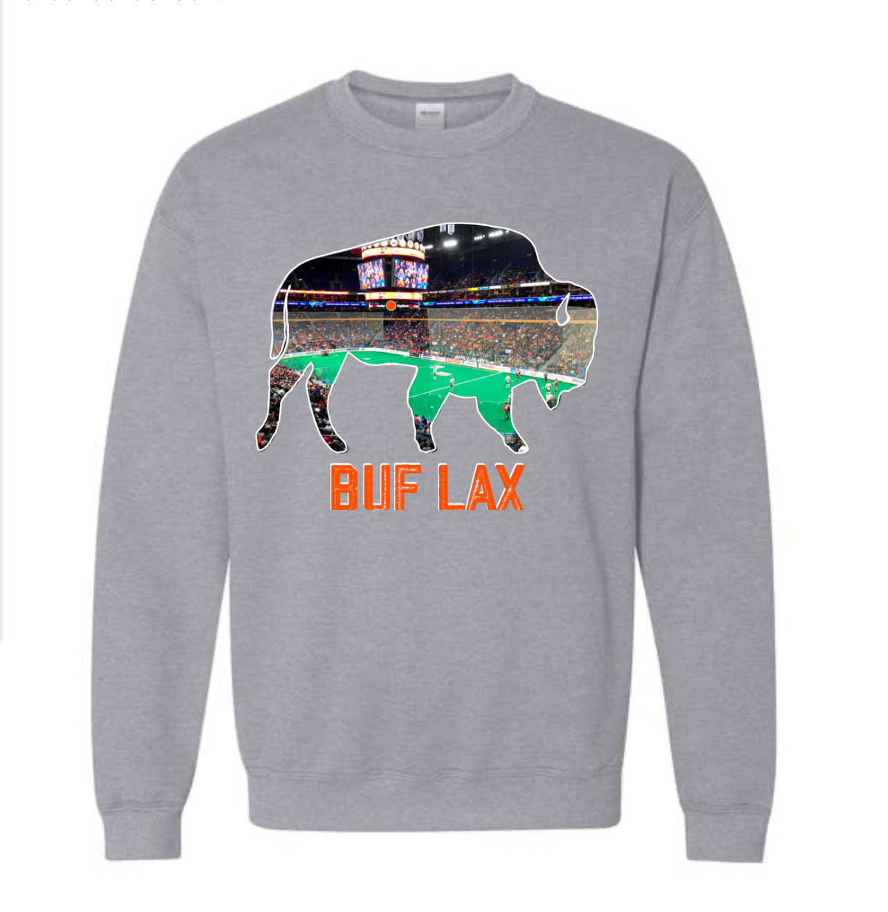 Buffalo LAX arena crewneck, BUF LAX sweatshirt