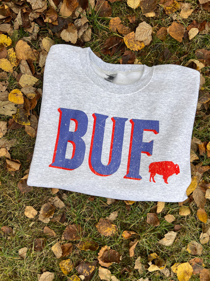 BUF crewneck, BUF sweatshirt, Buffalo