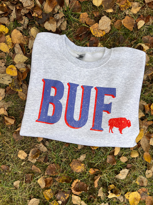 BUF crewneck, BUF sweatshirt, Buffalo