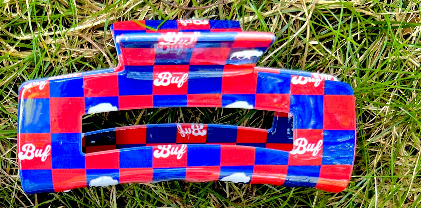 Buffalo Hair Claw, Buffalo Hair Clip, Buffalo Football Hair Clip