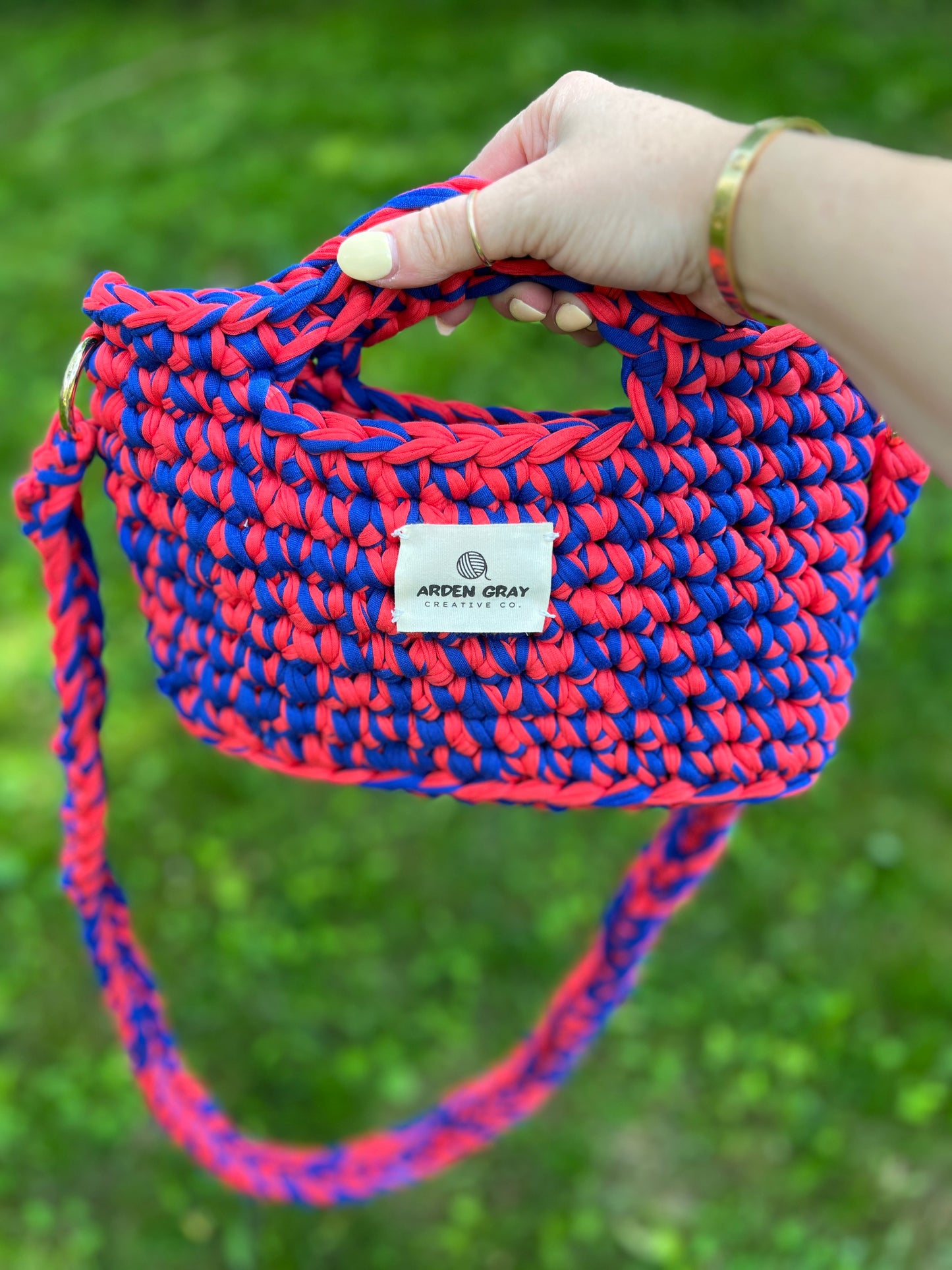 Buffalo inspired crochet bag, Buffalo bag, Buffalo purse