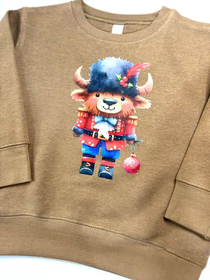 Toddler Buffalo nutcracker crewneck