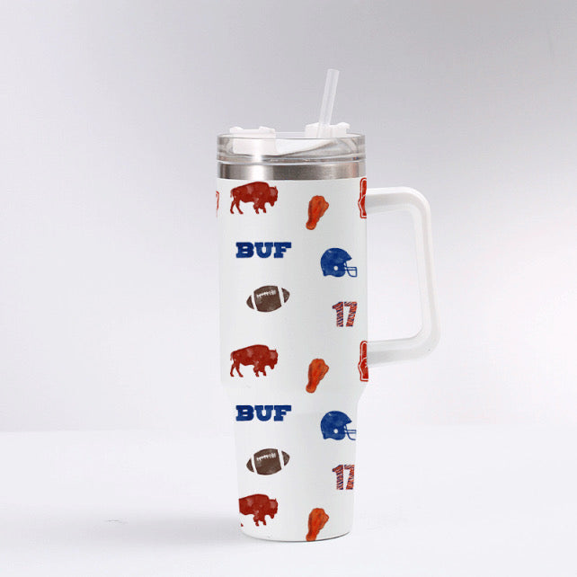 Buffalo 40oz tumbler, Buffalo tumbler, Buffalo hot cold cup