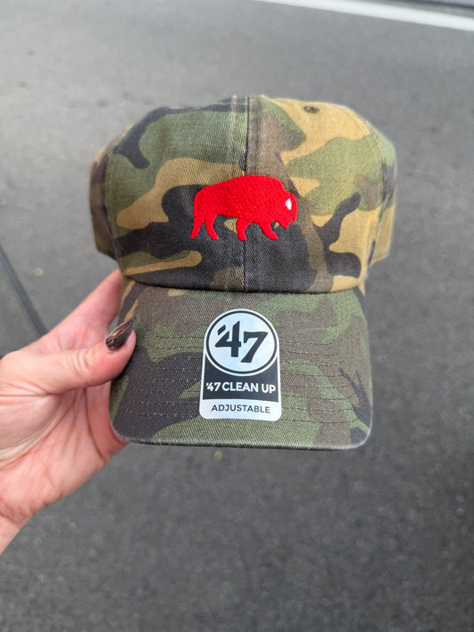 47 Brand Embroidered Camo Hat