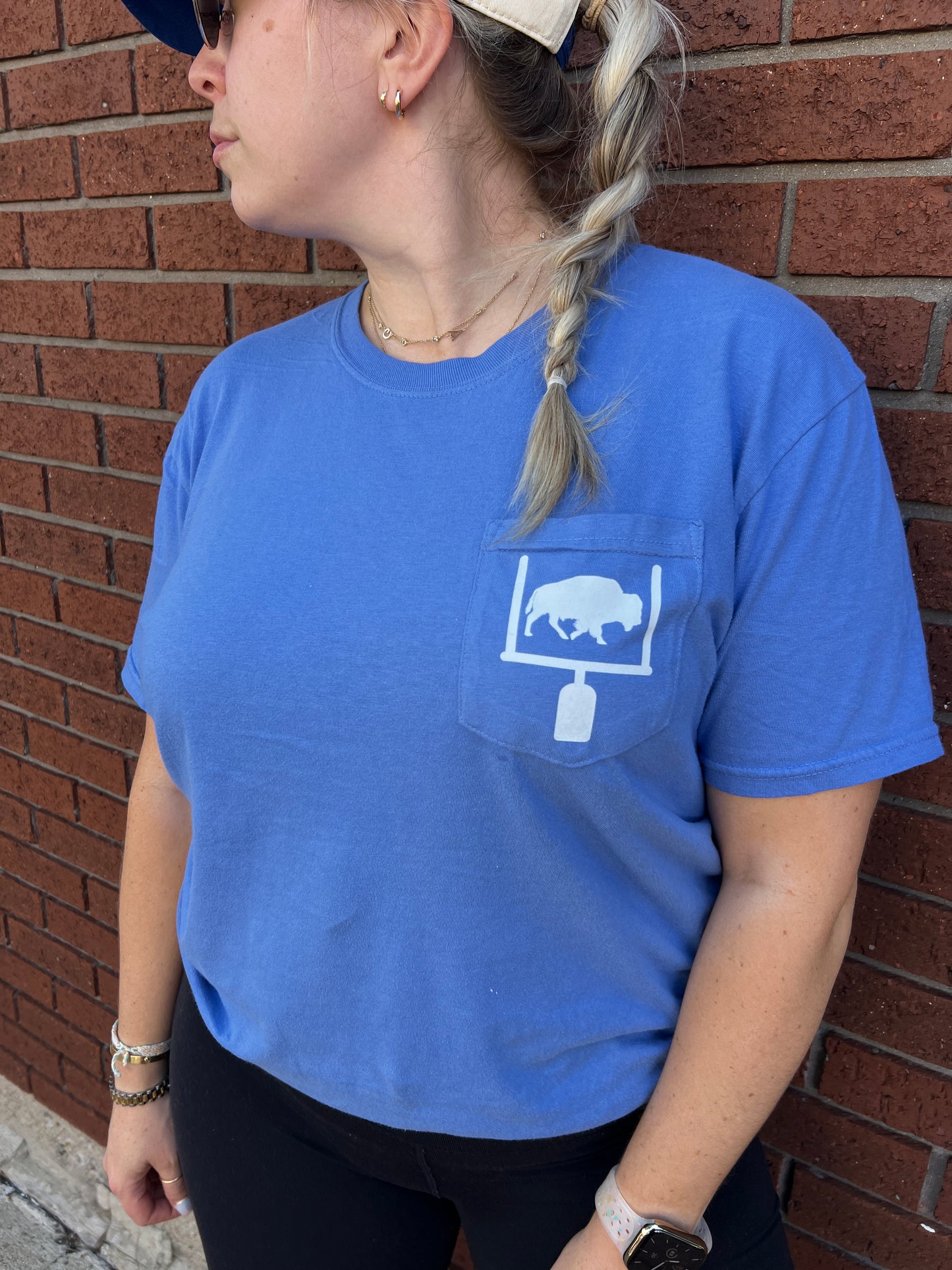 Buffalo collage tee, Buffalo pocket tee