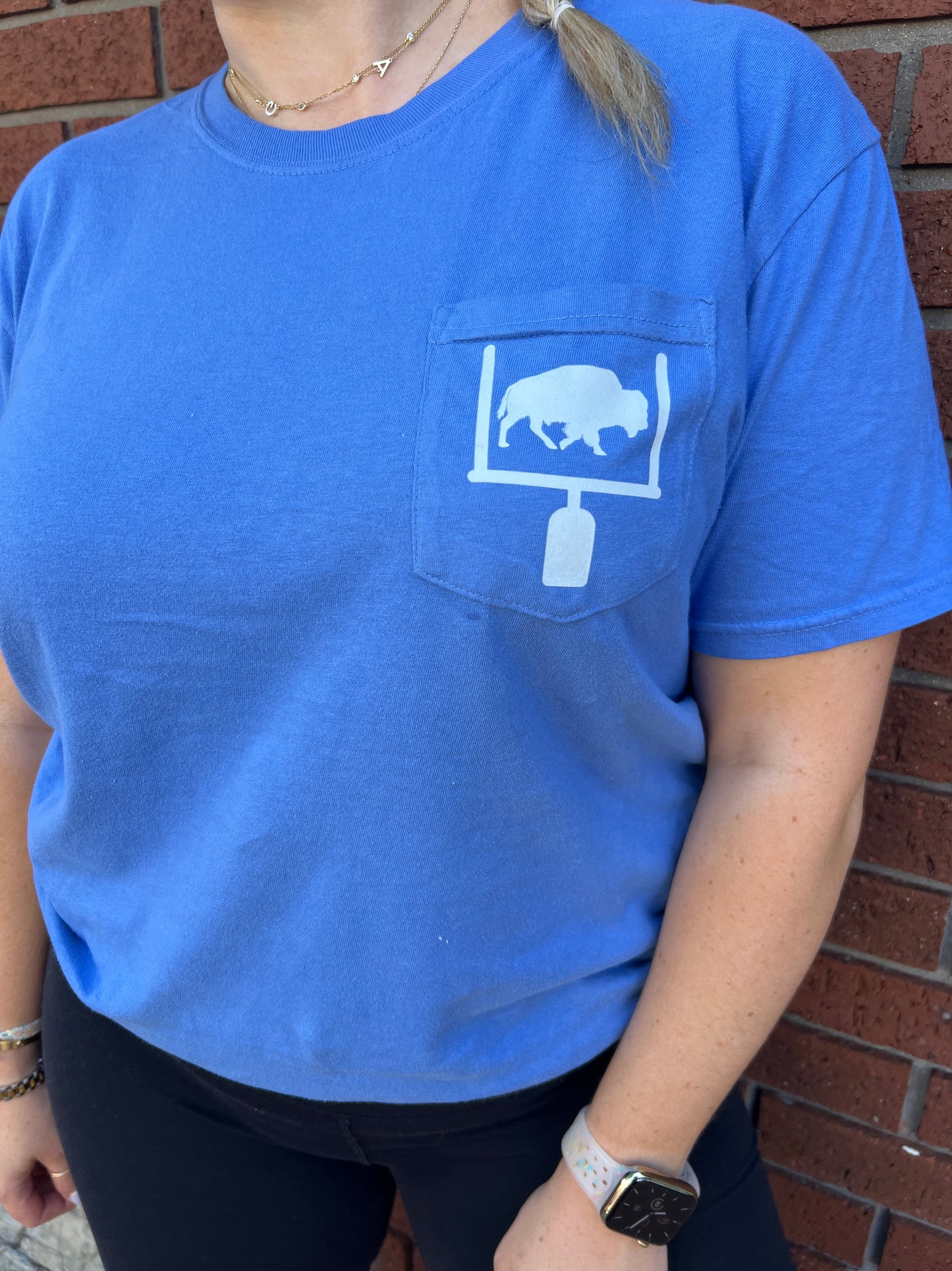 Buffalo collage tee, Buffalo pocket tee