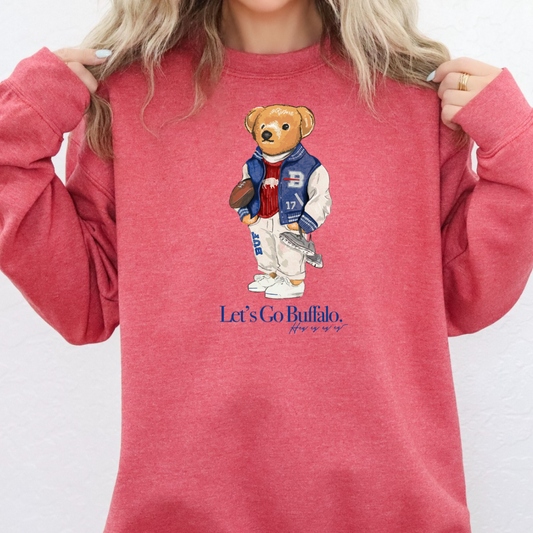 Buffalo preppy crewneck, Buffalo 90's preppy hoodie