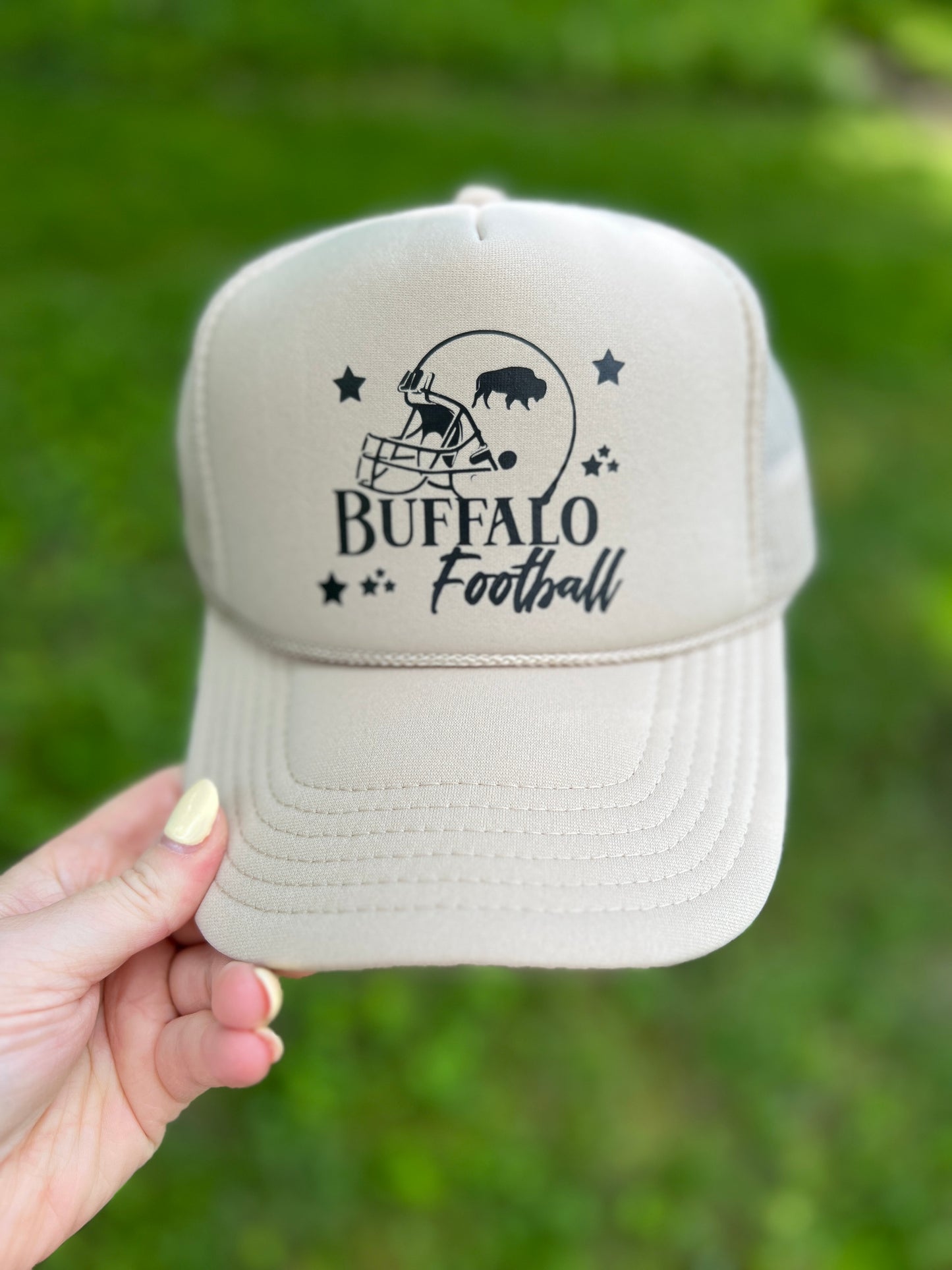 Buffalo neutral trucker hat, Buffalo trucker hat