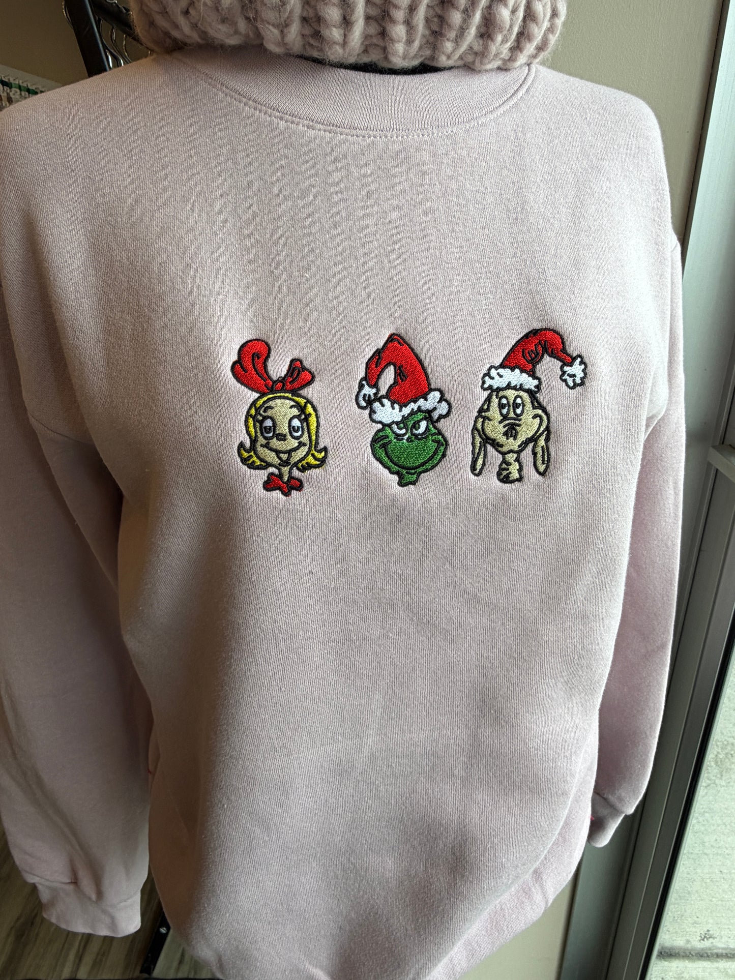 Grinch Icons Embroidered Crewneck