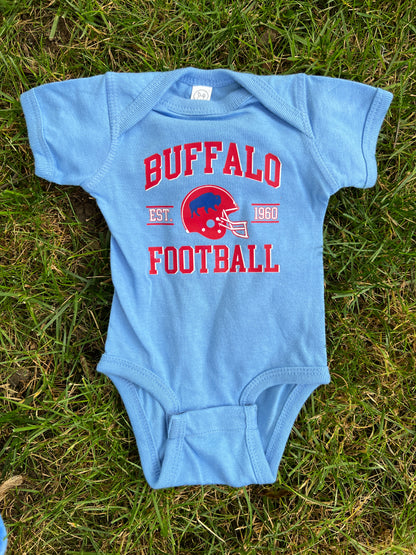 Buffalo football onesie, Buffalo baby onesie, Buffalo baby