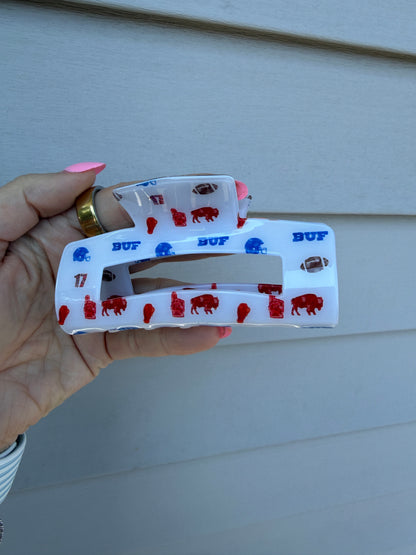 Buffalo cluster hair clip