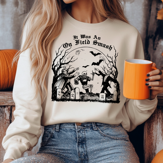 It was an on field smash! Buffalo on-field smash halloween, Buffalo monster mash sweatshirt