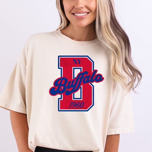 Buffalo Throwback tee, Buffalo Throwback Crew