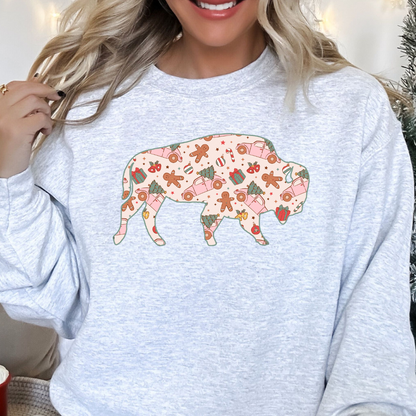 Buffalo Christmas crewneck