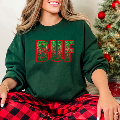 Christmas sparkle BUF crewneck