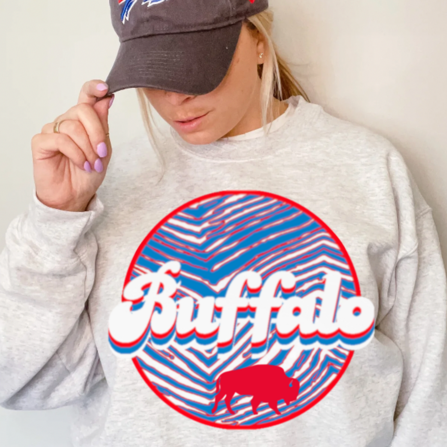 Buffalo Football Zubaz Old School Sweatshirt