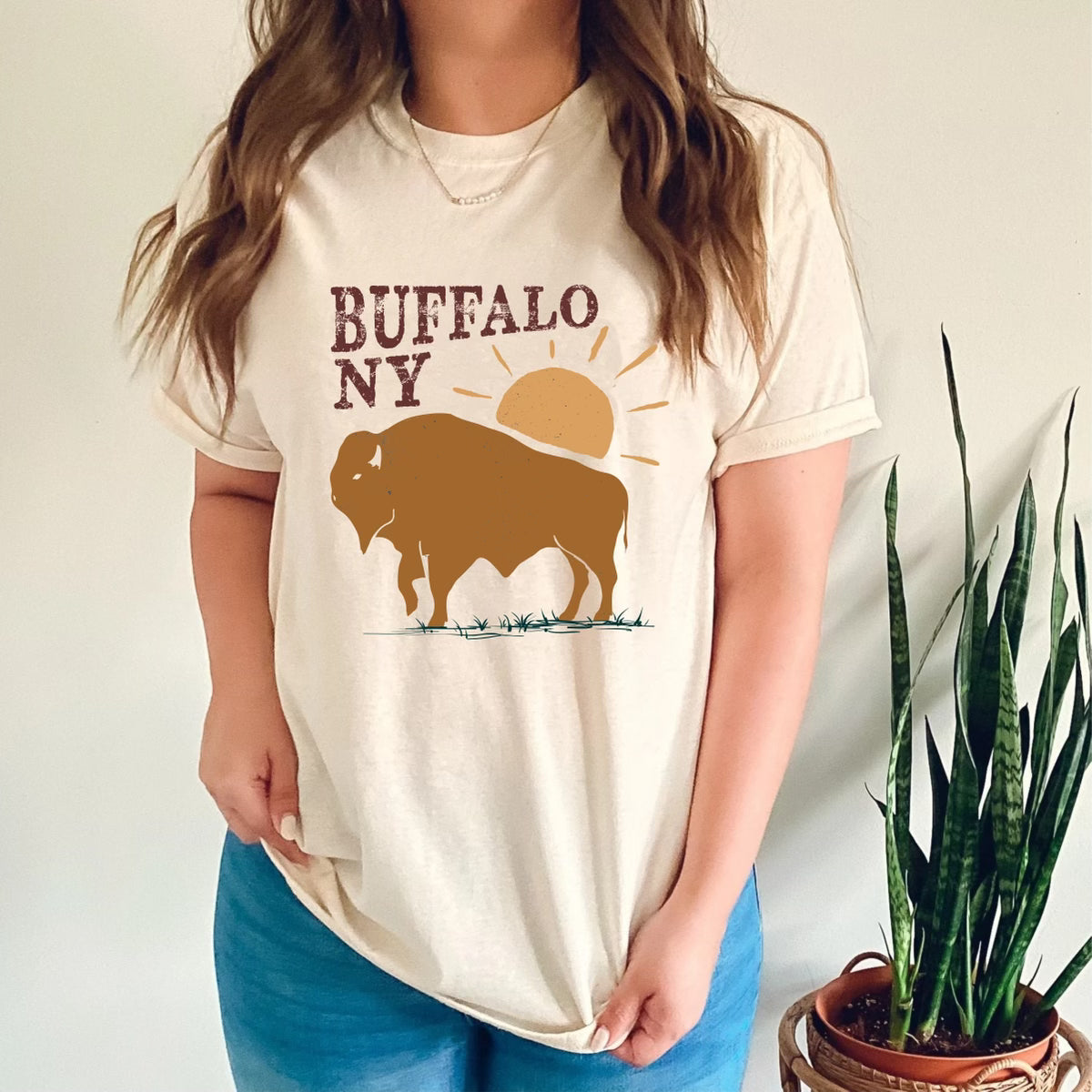 Buffalo western style tee, Buffalo t-shirt