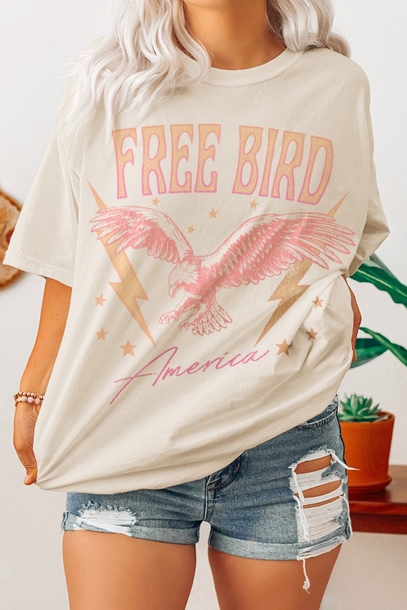 Freebird America Soft Oversized Tee