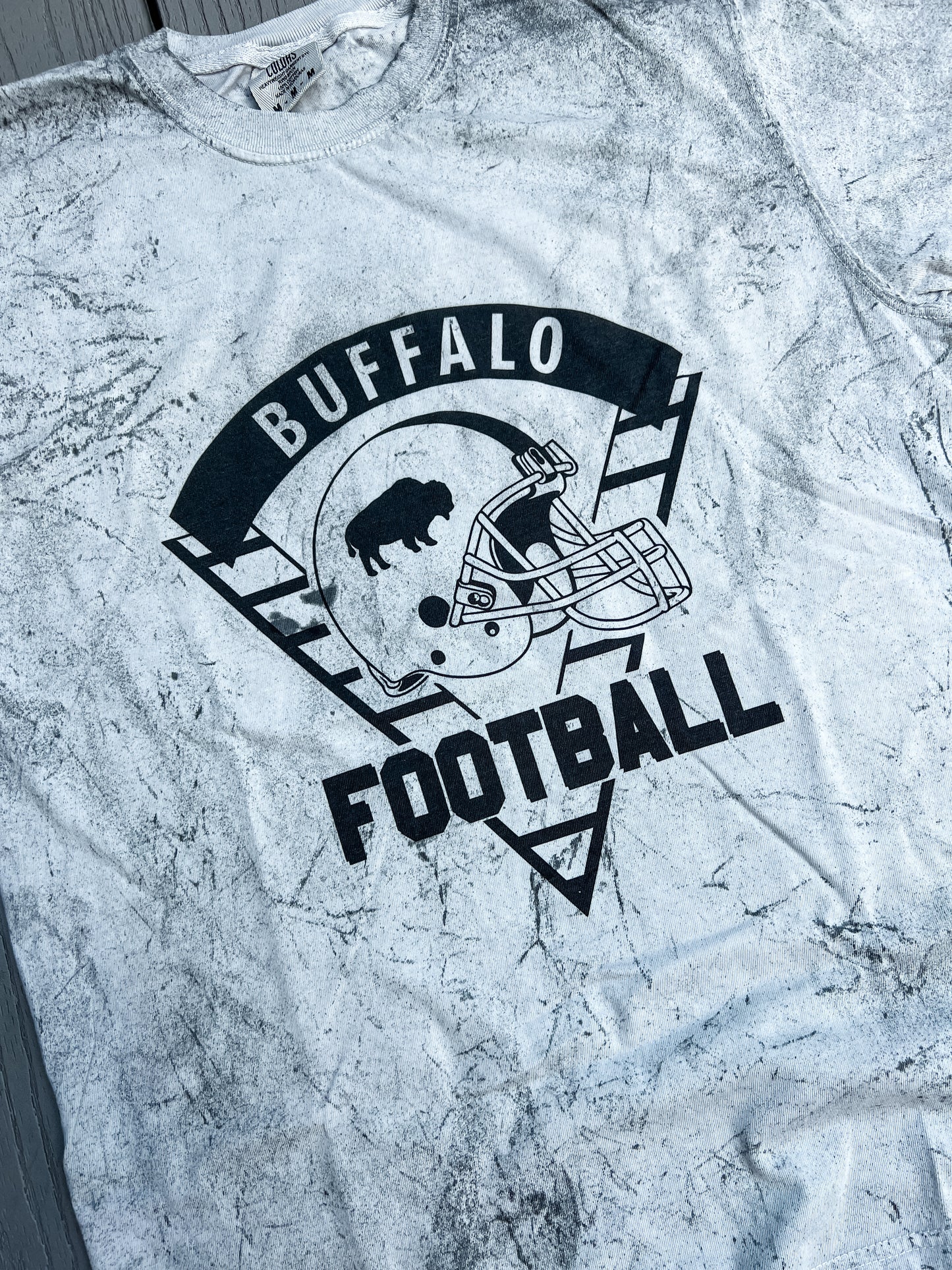 Buffalo football tie-dye tee, Buffalo tee, Buffalo football vintage tee