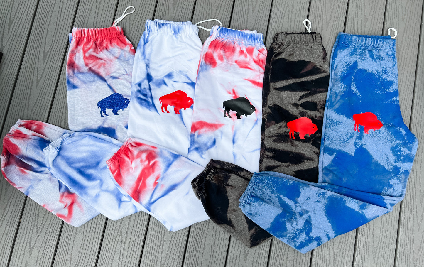 Buffalo Tie-Dye Joggers