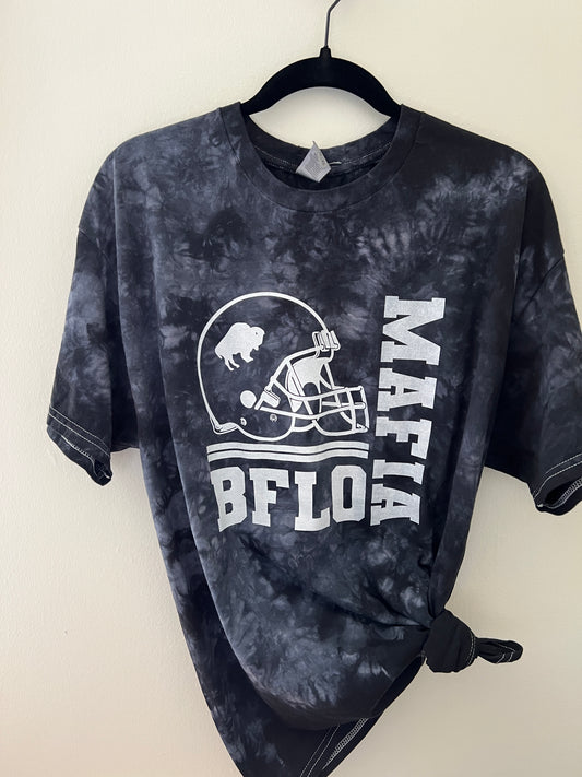 BFLO Mafia Tie-Dye tee, Buffalo T-shirt, Buffalo tee, Buffalo Football Tie-Dye Tee