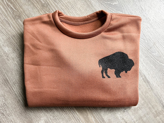 Buffalo Neutral Glitter Sweatshirt