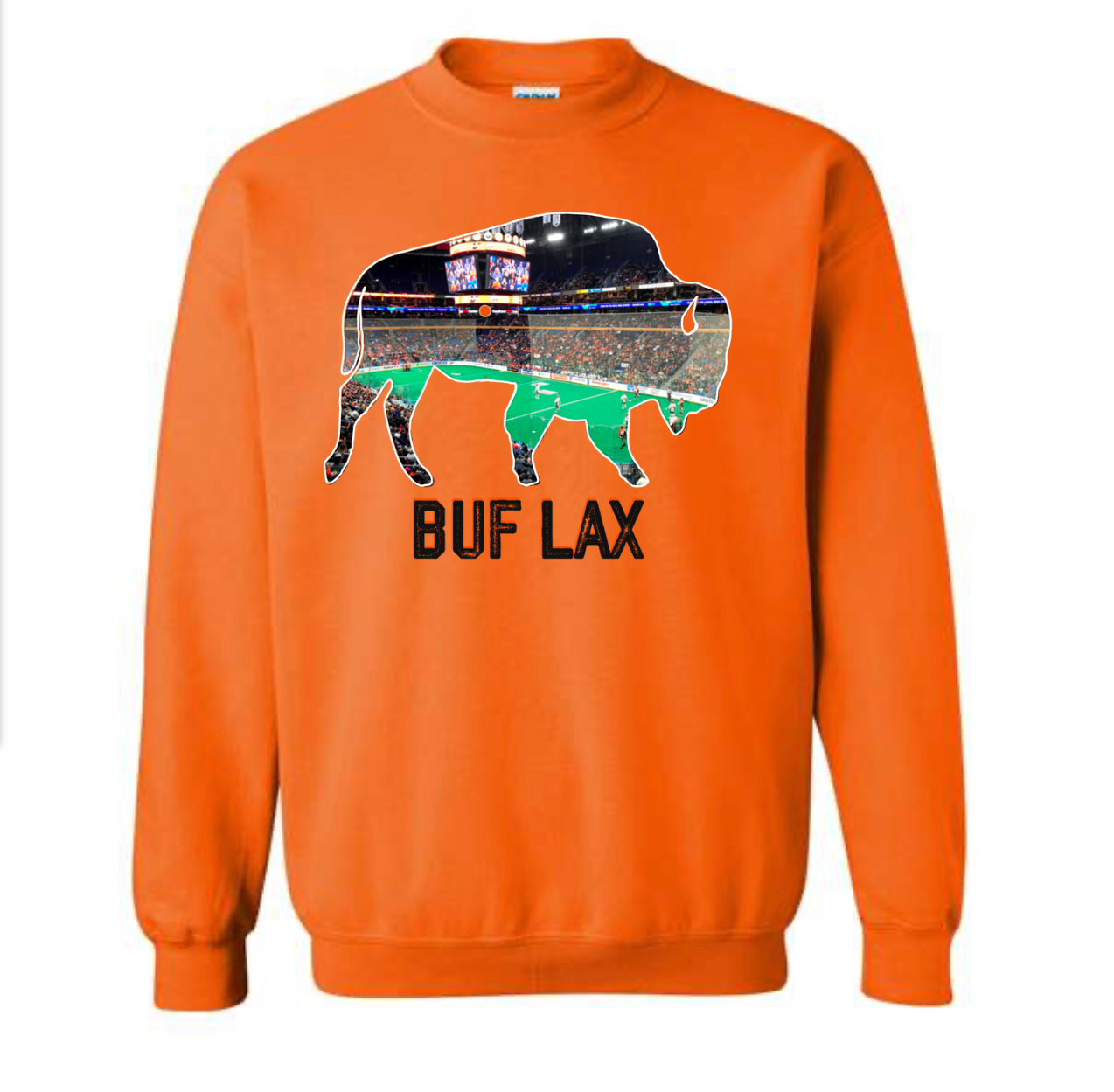 Buffalo LAX arena crewneck, BUF LAX sweatshirt