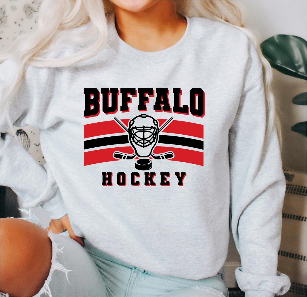 Buffalo hockey throwback crewneck